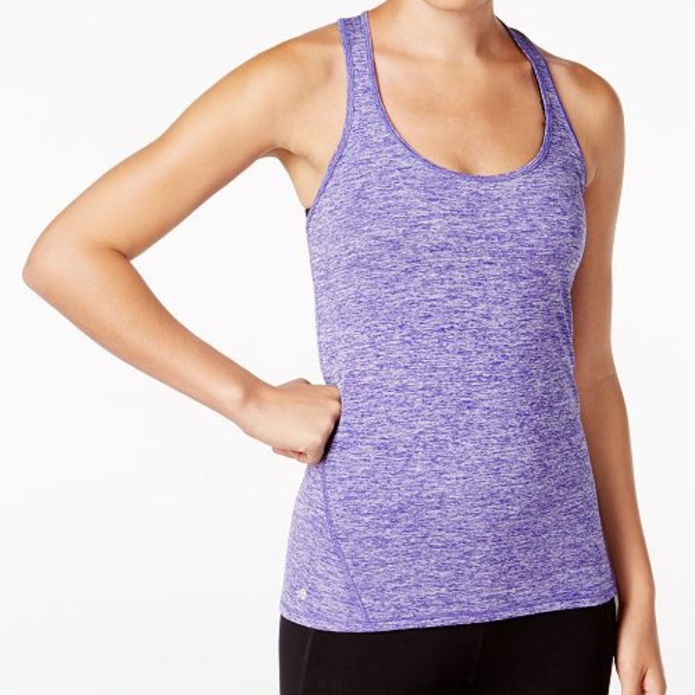 Rapidry Heathered Racerback Performance Tank Top - Picture 1 of 6